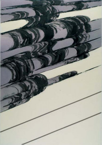 1982_Frammenti Tecnica mista su carta cm 50x35